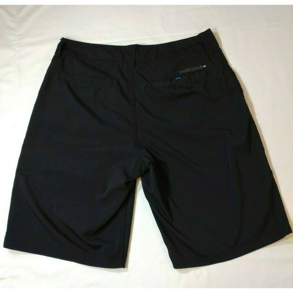 Quicksilver Black Board Shorts Size 32 - Picture 2 of 9